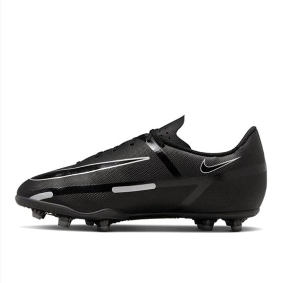 Nike Jr Phantom GT2 Club MG/FG Youth Soccer Cleats Size 5Y Black/Metallic/Silver - Picture 6 of 10